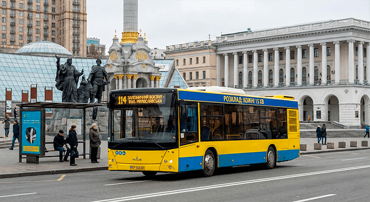 114 автобус Київ